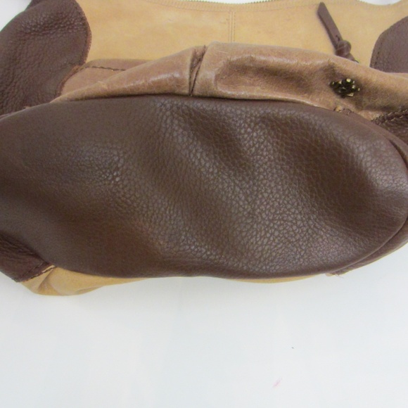 The Sak Brown Leather Tote Single Strap Zip Closure - Picture 4 of 15